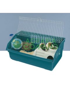 Ferplast CAVIE 80 Deluxe Jaula para cobayas 76 x 45 x 33,5 cm Gris